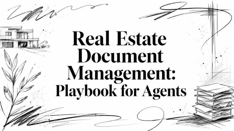 Real Estate Document Management: Playbook for Agents