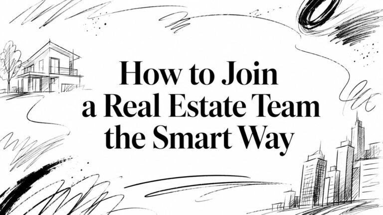 How to Join a Real Estate Team the Smart Way