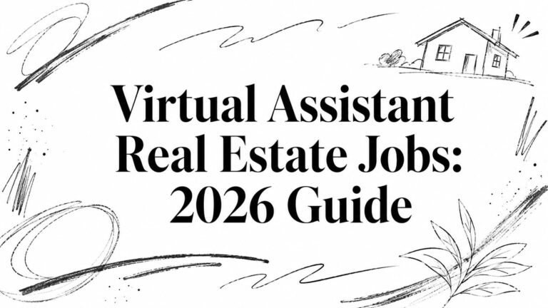 Virtual Assistant Real Estate Jobs: 2026 Guide