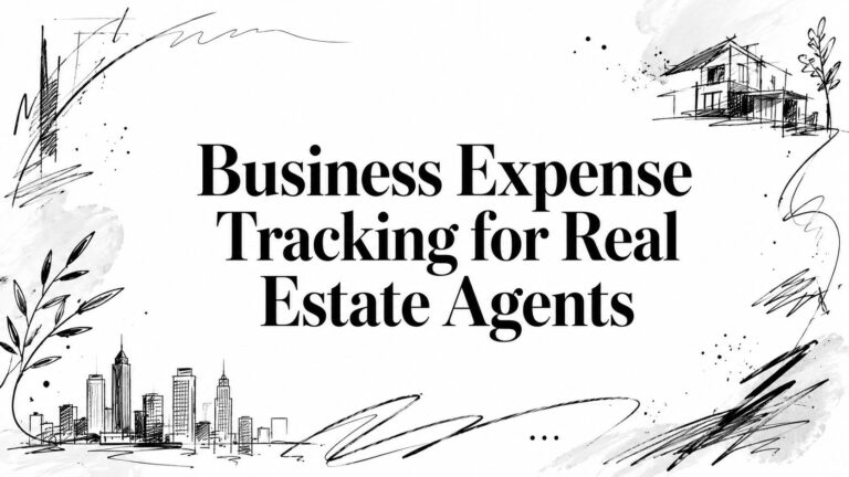 Business Expense Tracking for Real Estate Agents