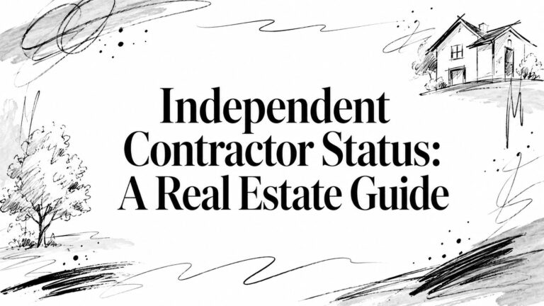 Independent Contractor Status: A Real Estate Guide