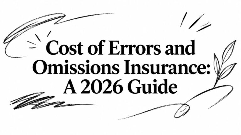 Cost of Errors and Omissions Insurance: A 2026 Guide