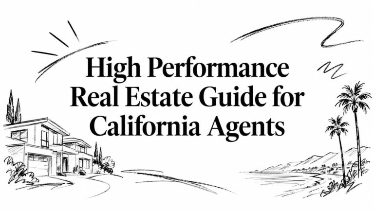 High Performance Real Estate Guide for California Agents