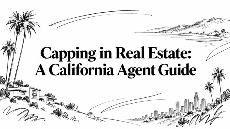 Capping in Real Estate: A California Agent Guide