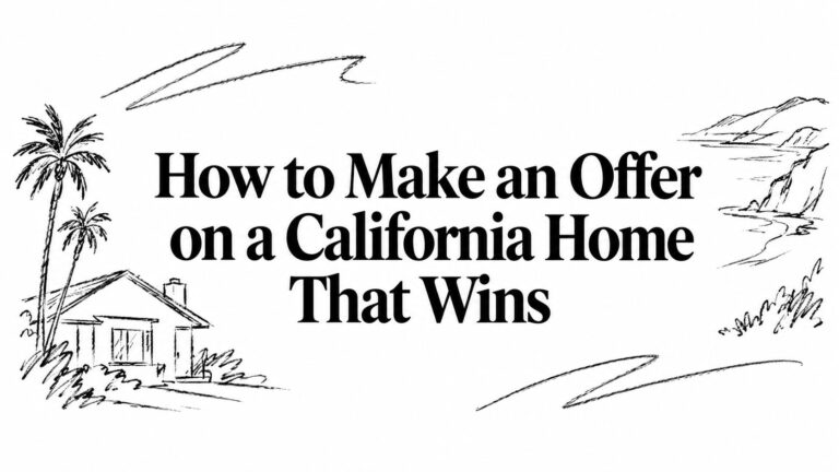 How to Make an Offer on a California Home That Wins
