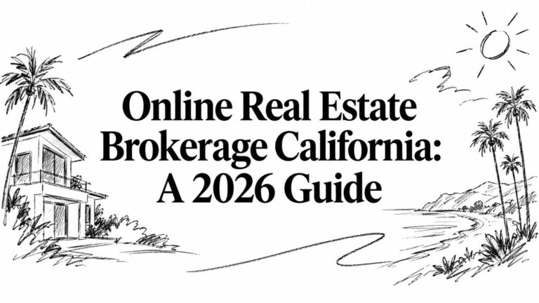 Online Real Estate Brokerage California: A 2026 Guide