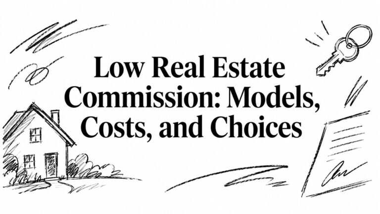 Low Real Estate Commission: Models, Costs, and Choices