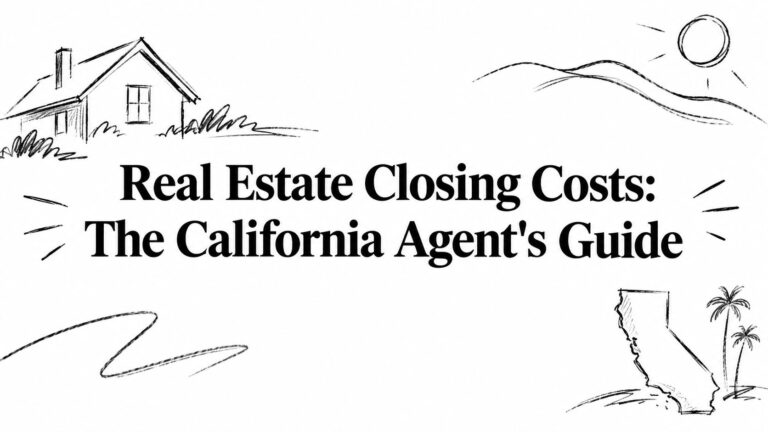 Real Estate Closing Costs: The California Agent’s Guide