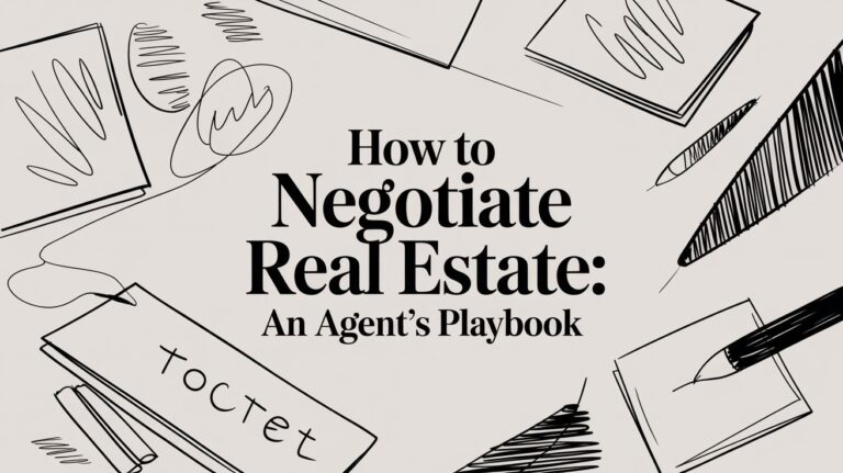 How to Negotiate Real Estate: An Agent’s Playbook