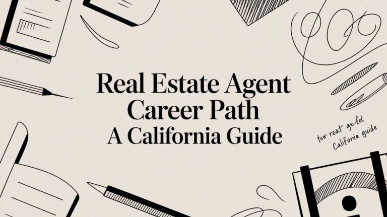 Real Estate Agent Career Path A California Guide