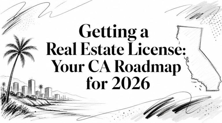 Getting a Real Estate License: Your CA Roadmap for 2026