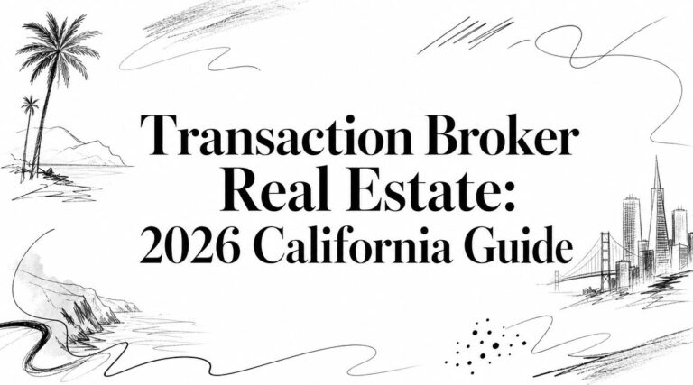 Transaction Broker Real Estate: 2026 California Guide