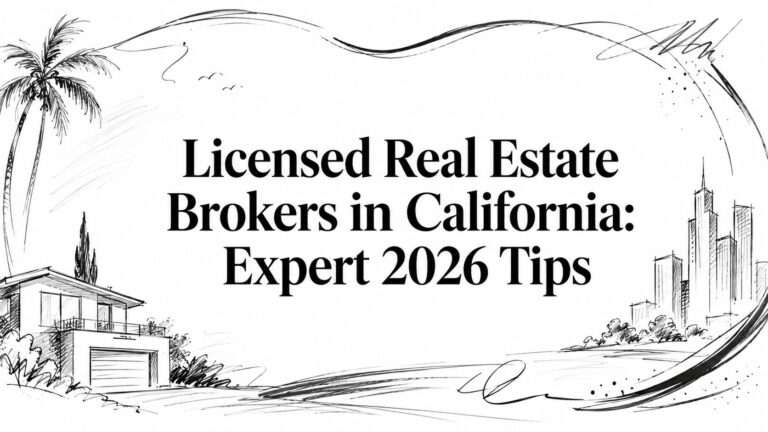 Licensed Real Estate Brokers in California: Expert 2026 Tips