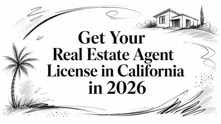 Get Your Real Estate Agent License in California in 2026