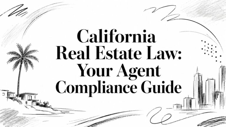 California Real Estate Law: Your Agent Compliance Guide